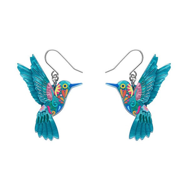 Erstwilder - Frida's Hummingbird Drop Earrings (Frida Kahlo) - 20th Century Artifacts