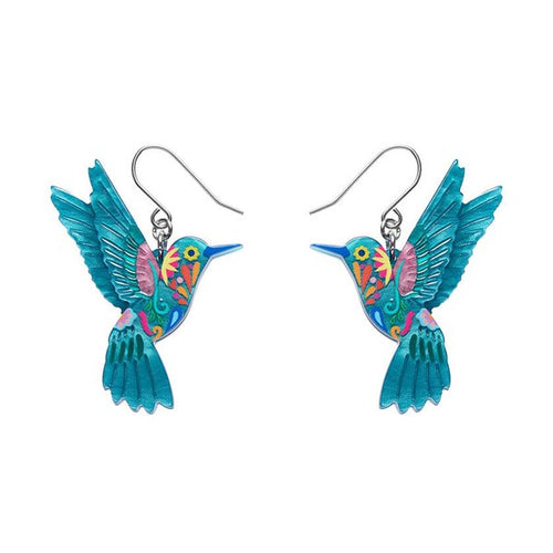 Erstwilder - Frida's Hummingbird Drop Earrings (Frida Kahlo) - 20th Century Artifacts