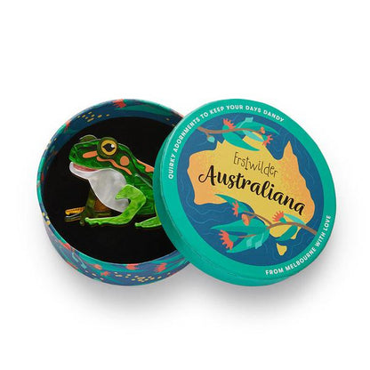 Erstwilder - Frodo the Frog Brooch - 20th Century Artifacts