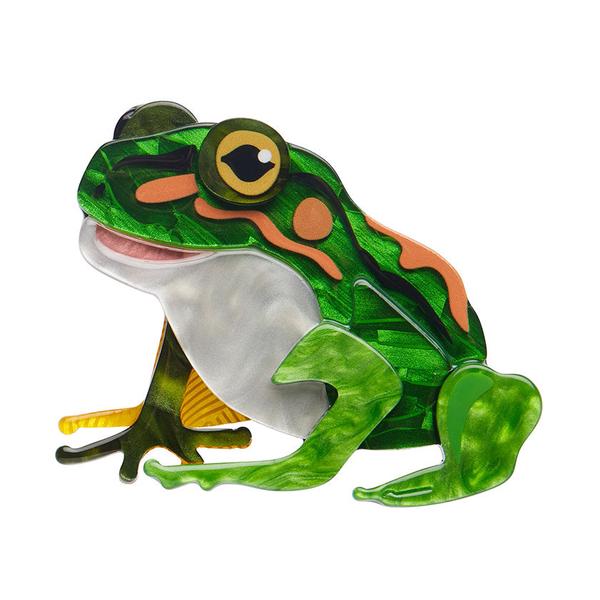 Erstwilder - Frodo the Frog Brooch - 20th Century Artifacts