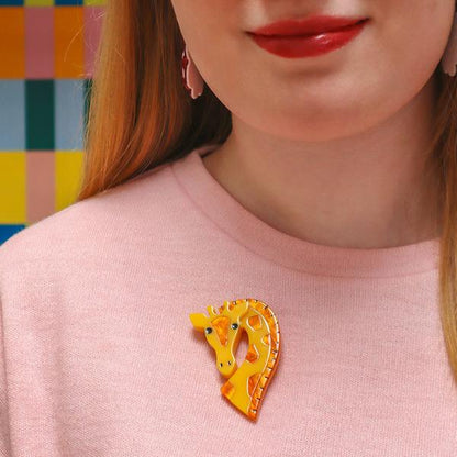Erstwilder - Gingerly Awaiting Gina Brooch - 20th Century Artifacts