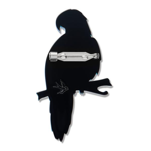 Erstwilder - Glaucous Macaw Brooch - 20th Century Artifacts