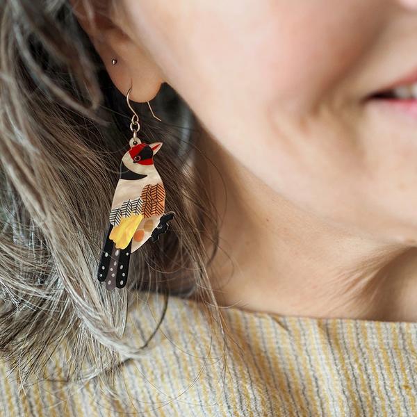 Erstwilder - Go for Goldfinch Drop Earrings (Jocelyn Proust) (2025) - 20th Century Artifacts
