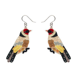 Erstwilder - Go for Goldfinch Drop Earrings (Jocelyn Proust) - 20th Century Artifacts