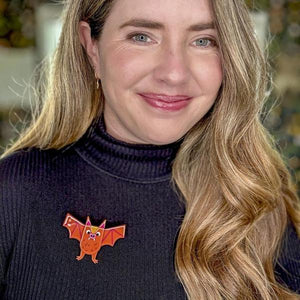 Erstwilder - Going Batty Brooch (Megan Roy) - 20th Century Artifacts