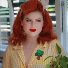 Load image into Gallery viewer, Erstwilder - Green Eyed Monster Brooch (2019) (pre-loved) - 20th Century Artifacts