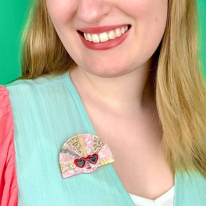 Erstwilder - Groovy U.V. Brooch (Laura Blythman) - 20th Century Artifacts
