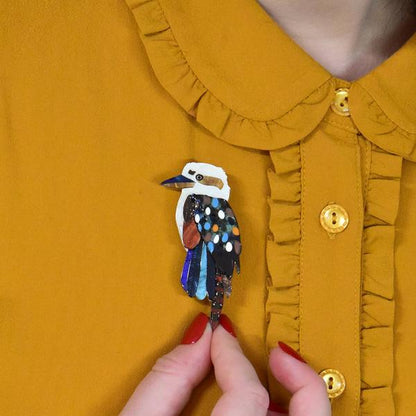 Erstwilder - Gumtree Royalty Kookaburra Brooch (Jocelyn Proust) (2021) - 20th Century Artifacts