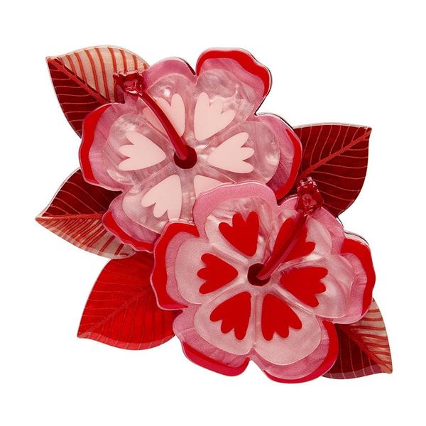 Erstwilder - Halcyon Hibiscus Brooch (Jocelyn Proust) (2025) - 20th Century Artifacts