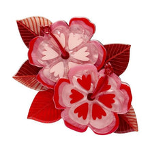 Load image into Gallery viewer, Erstwilder - Halcyon Hibiscus Brooch (Jocelyn Proust) - 20th Century Artifacts