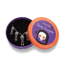 Load image into Gallery viewer, Erstwilder - Halloween Hang-up Bat Necklace (Terry Runyan 2) (2023) - 20th Century Artifacts