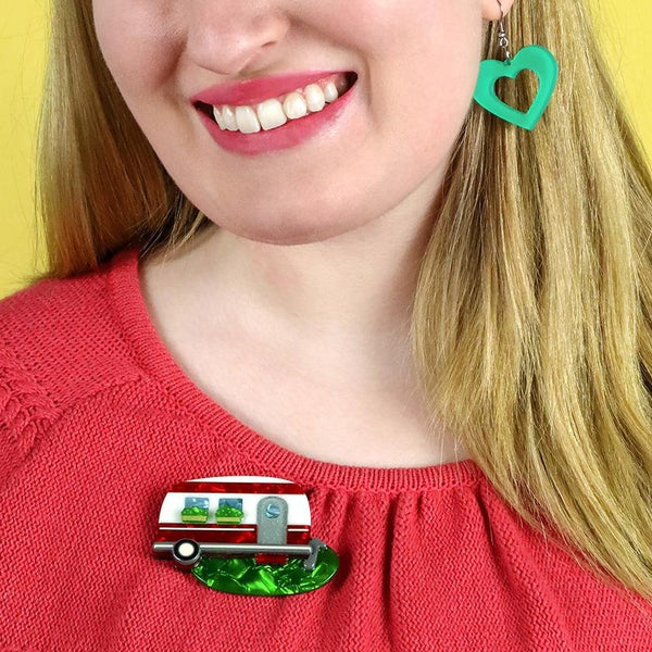 Erstwilder - Happy Glamper Brooch (2023) - 20th Century Artifacts