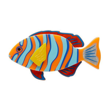 Erstwilder - Harlequin Tuskfish Brooch (2025) - 20th Century Artifacts