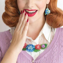 Load image into Gallery viewer, Erstwilder - Harmonious Hydrangea Necklace (2016) - 20th Century Artifacts