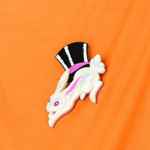 Load image into Gallery viewer, Erstwilder - Hat Trick Rabbit Brooch (2020) - 20th Century Artifacts