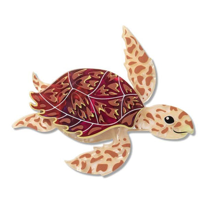 Erstwilder - Hawksbill Turtle Brooch - 20th Century Artifacts
