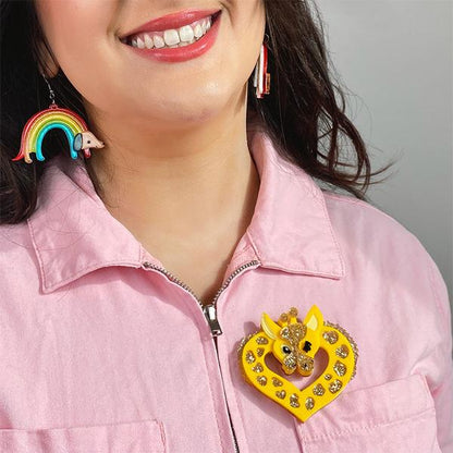 Erstwilder - Heart of Africa Brooch (2022) - 20th Century Artifacts