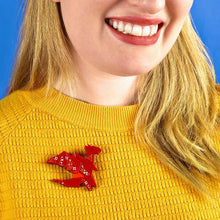 Load image into Gallery viewer, Erstwilder - Here Be Dragon Brooch - 20th Century Artifacts