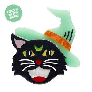 Erstwilder - Hex Kitten Brooch GITD (2024) - 20th Century Artifacts