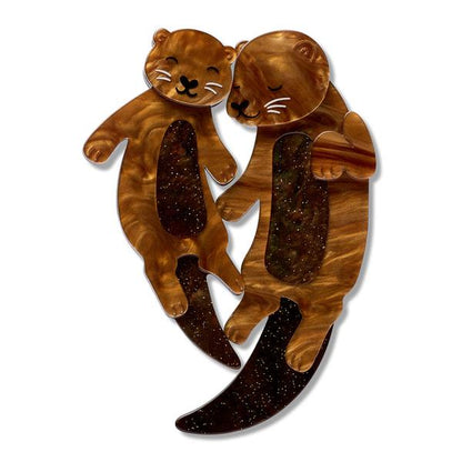 Erstwilder - Hold Tight Brooch Pair - 20th Century Artifacts