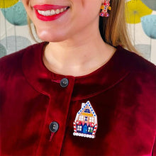 Load image into Gallery viewer, Erstwilder - Holiday Home Brooch (2022) - 20th Century Artifacts