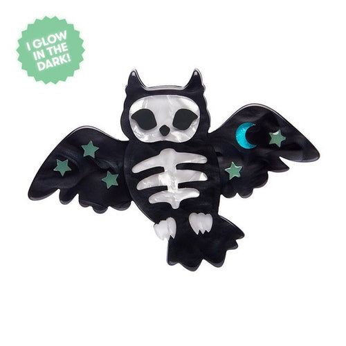 Erstwilder - Hoot and Haunt Brooch (2024) - 20th Century Artifacts