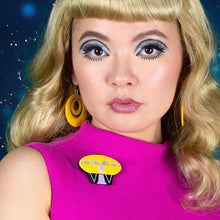 Load image into Gallery viewer, Erstwilder - Hotel Futura Brooch - 20th Century Artifacts