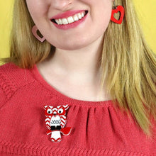 Load image into Gallery viewer, Erstwilder - Howard&#39;s Hoot Brooch (2023) - 20th Century Artifacts