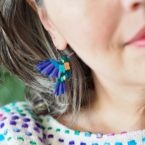 Erstwilder - Humming Harmony Drop Earrings (Jocelyn Proust) - 20th Century Artifacts
