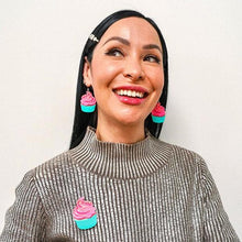 Load image into Gallery viewer, Erstwilder - Iced Cupcake Brooch - 20th Century Artifacts