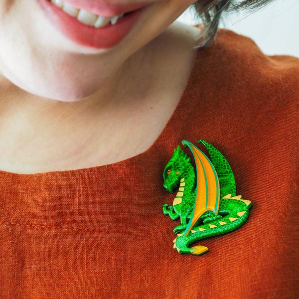 Erstwilder - Impressive Scale Brooch (Pete Cromer) (2026) - 20th Century Artifacts