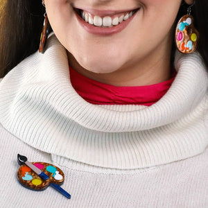 Erstwilder - In Living Colour Brooch - 20th Century Artifacts