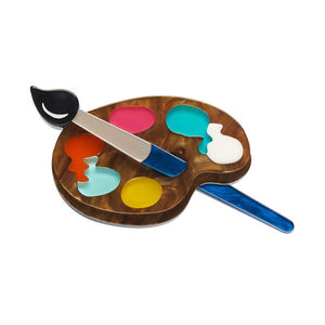 Erstwilder - In Living Colour Brooch - 20th Century Artifacts