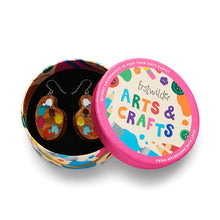 Load image into Gallery viewer, Erstwilder - In Living Colour Drop Earrings - 20th Century Artifacts