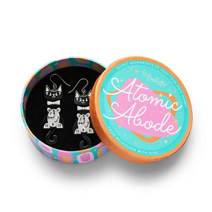 Erstwilder - It’s Kitty Time Drop Earrings - 20th Century Artifacts