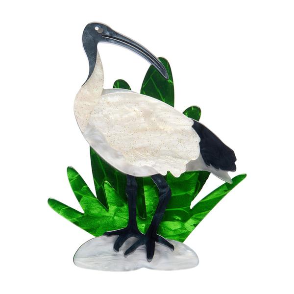 Erstwilder - Izzy the Ibis Brooch - 20th Century Artifacts