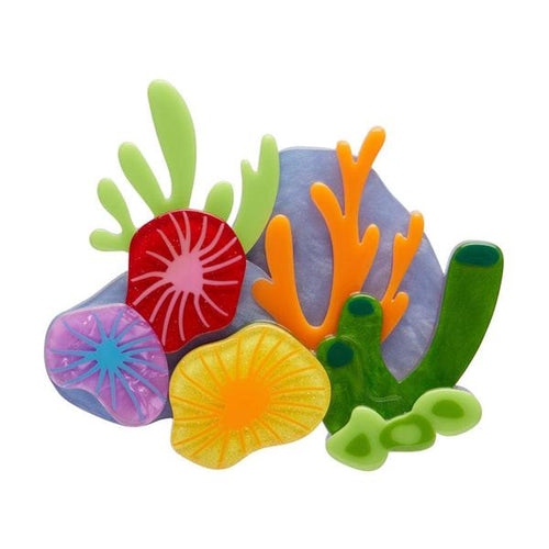 Erstwilder - Kaleidoscopic Coral Brooch (2025) - 20th Century Artifacts