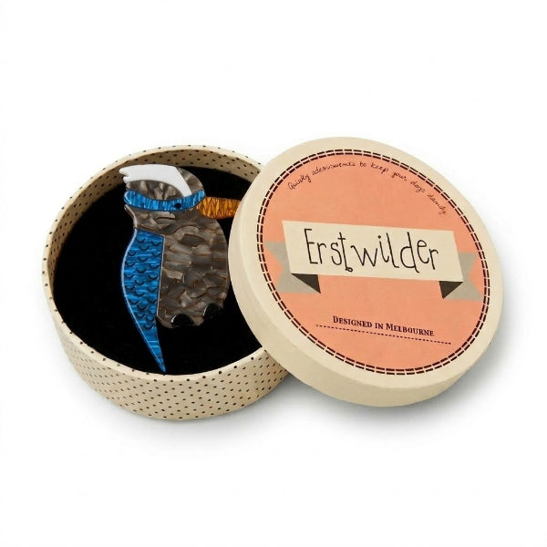 Erstwilder - Kallista the Kookaburra Brooch (2014) (pre-loved) - 20th Century Artifacts