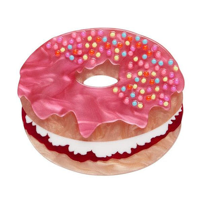 Erstwilder - Katherine Sabbath - Donut Cake Brooch - 20th Century Artifacts