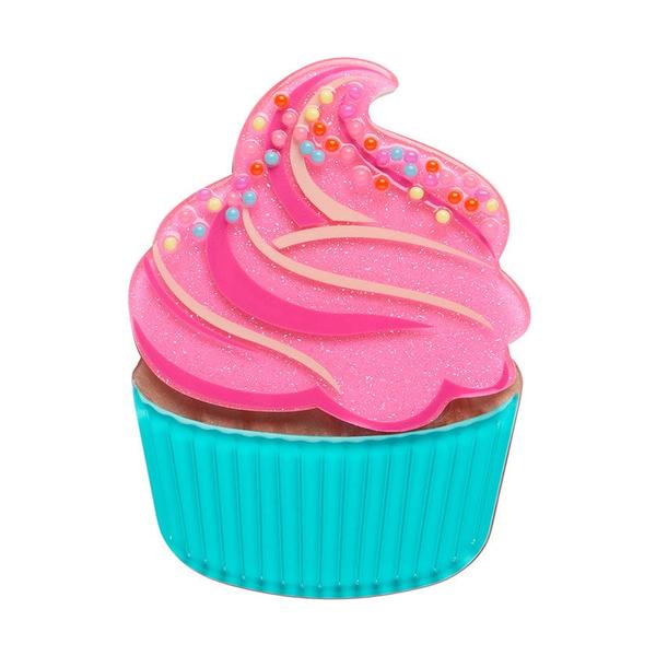 Erstwilder - Katherine Sabbath - Iced Cupcake Brooch - 20th Century Artifacts
