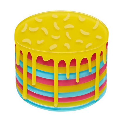 Erstwilder - Katherine Sabbath - Rainbow Cake Brooch - 20th Century Artifacts