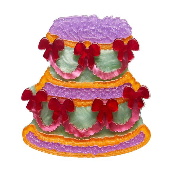 Erstwilder - Katherine Sabbath - Vintage Dreams Showstopper Cake Brooch - 20th Century Artifacts