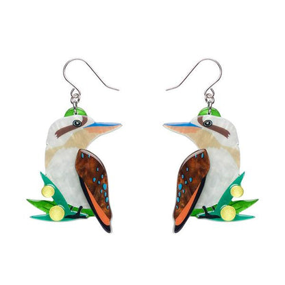 Erstwilder - Kirby the Kookaburra Drop Earrings - 20th Century Artifacts