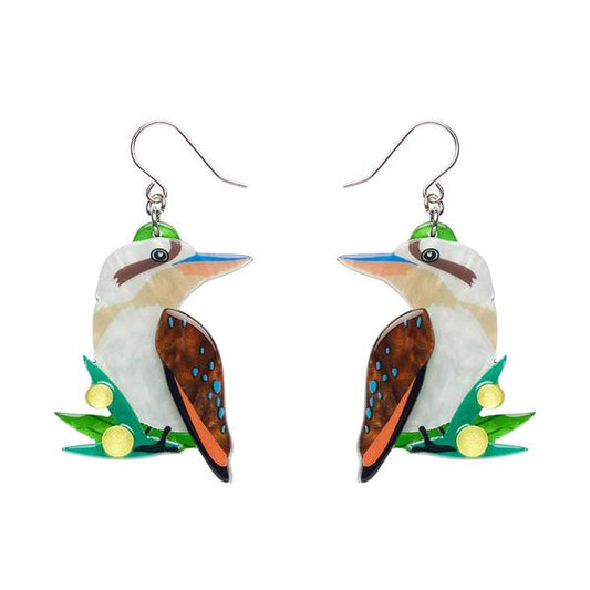 Erstwilder - Kirby the Kookaburra Drop Earrings - 20th Century Artifacts