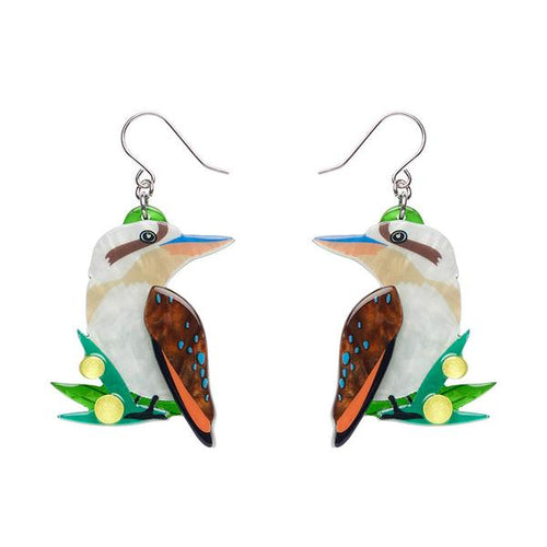 Erstwilder - Kirby the Kookaburra Drop Earrings - 20th Century Artifacts