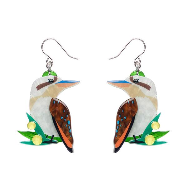 Erstwilder - Kirby the Kookaburra Drop Earrings - 20th Century Artifacts