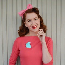 Load image into Gallery viewer, Erstwilder - Kubu the Cutie Hippo Brooch (2018) (p) - 20th Century Artifacts