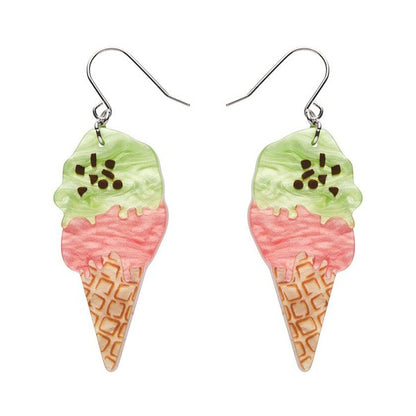 Erstwilder - La Dolce Vita Gelato Drop Earrings - 20th Century Artifacts