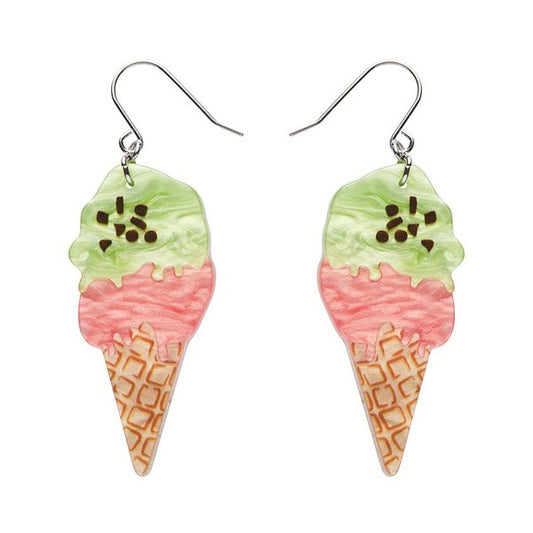 Erstwilder - La Dolce Vita Gelato Drop Earrings - 20th Century Artifacts