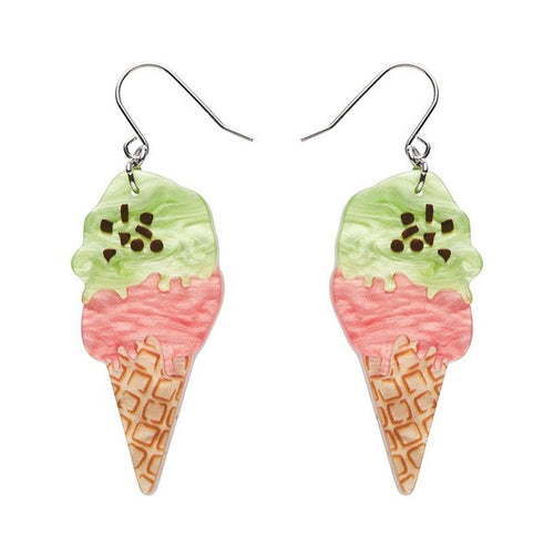 Erstwilder - La Dolce Vita Gelato Drop Earrings - 20th Century Artifacts